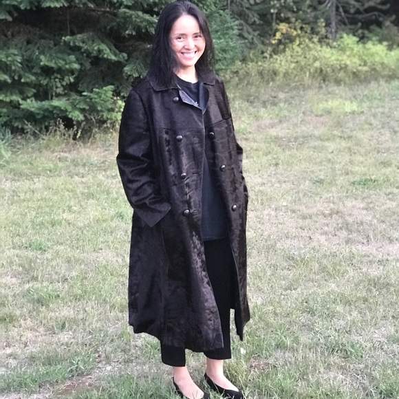 Haute Couture Guver Mallorca Hide Coat Spain - Picture 2 of 8